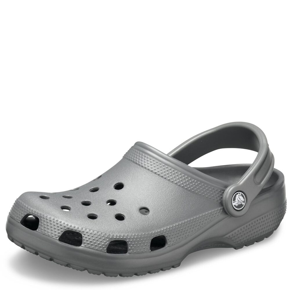 CROCS UNISEX-ADULT CLASSIC CLOGS (BEST SELLERS), SLATE GREY, 12 MEN/14 WOMEN